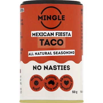 Mingle Mexican Fiesta Taco All-Natural Seasoning 50g