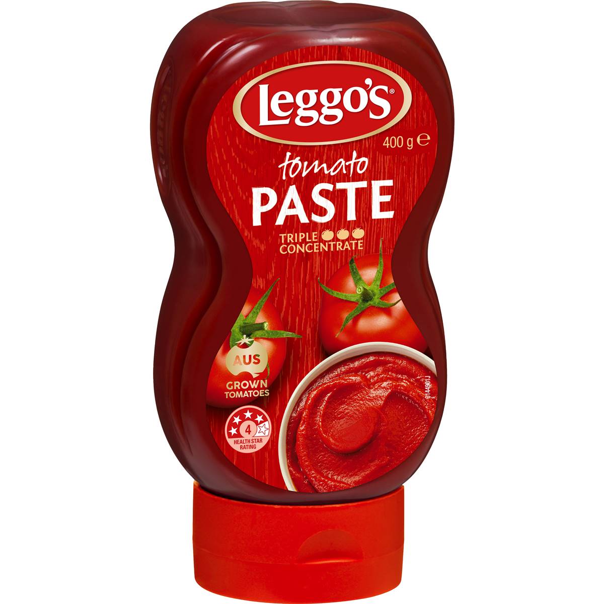 Leggo's Australian Grown Tomato Paste Triple Concentrate Squeeze 400g