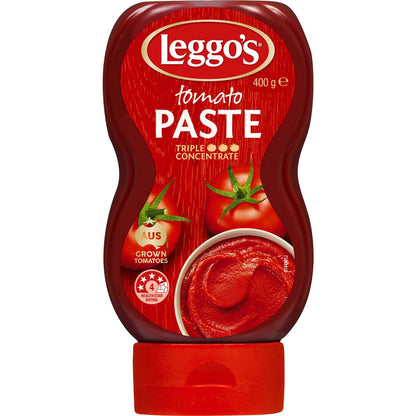 Leggo's Australian Grown Tomato Paste Triple Concentrate Squeeze 400g