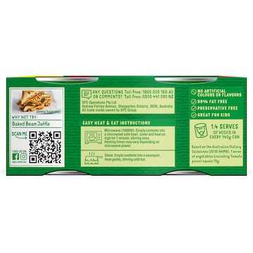 SPC Baked Beans Rich Tomato 140g x 4 pack