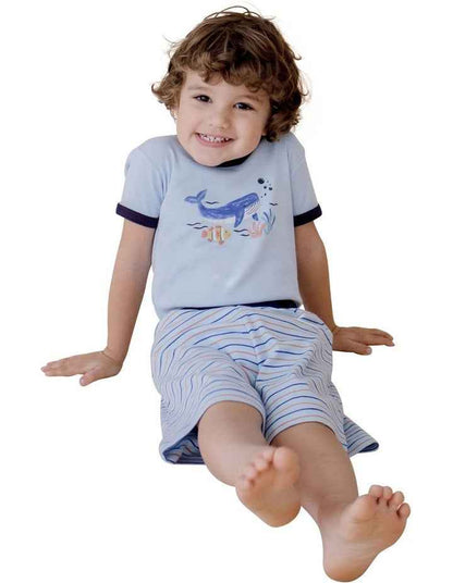 Night At Sea Pyjamas in Blue