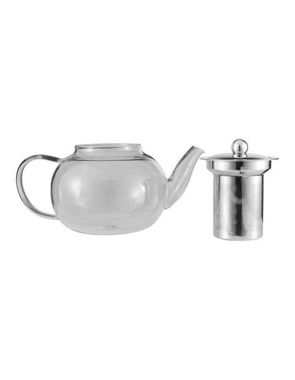 Blend Teapot With Infuser 800ml in Silver