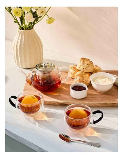 Blend Teapot With Infuser 800ml in Silver