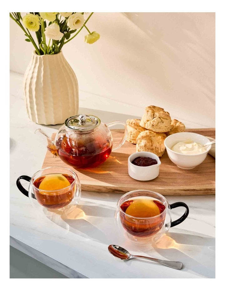 Blend Teapot With Infuser 800ml in Silver