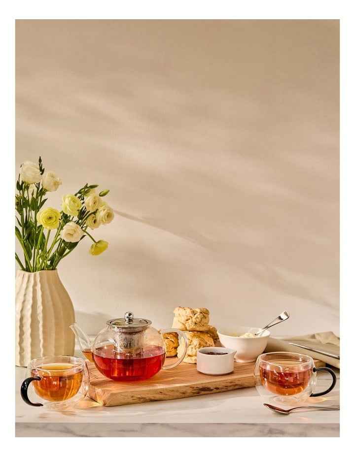 Blend Teapot With Infuser 800ml in Silver