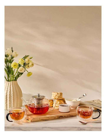 Blend Teapot With Infuser 800ml in Silver