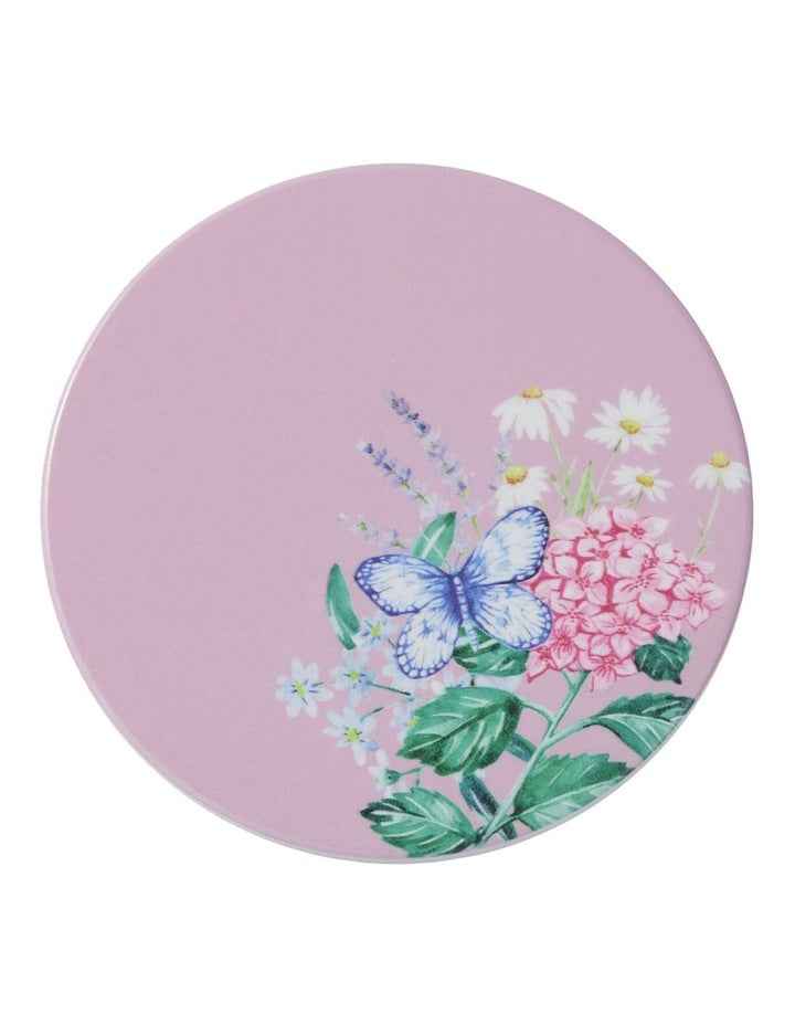 Botanica Ceramic Round Coaster 10cm in Pink