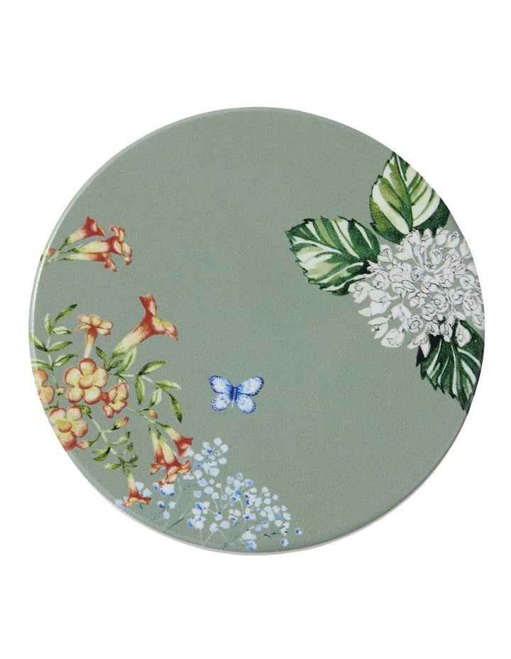Botanica Ceramic Round Coaster 10cm in Sage