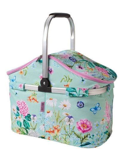 Botanica Insulated Picnic Carry Basket in Multi