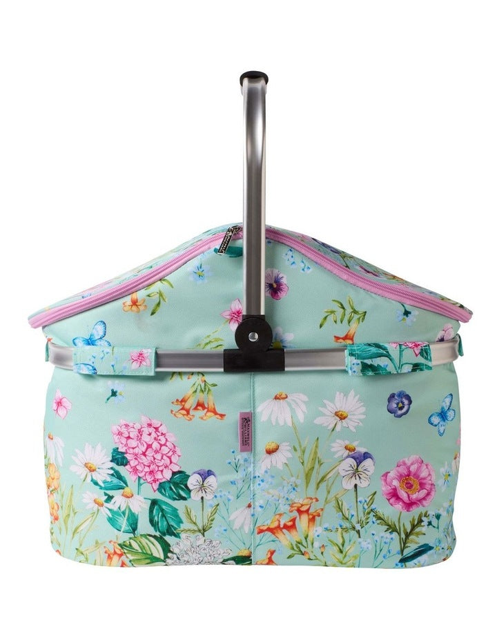 Botanica Insulated Picnic Carry Basket in Multi