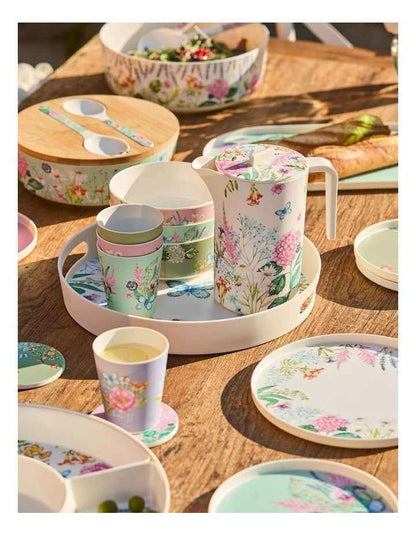 Botanica Melamine Jug And Tumbler Set Of 5 in Multi