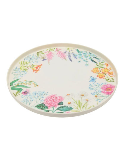 Botanica Melamine Plate 25.5x2 cm Set of 4 in Multi