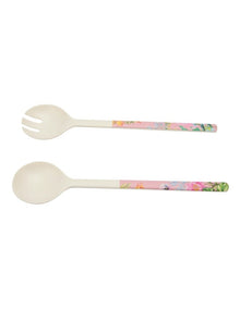 Botanica Melamine Salad Servers Set of 2 in Multi