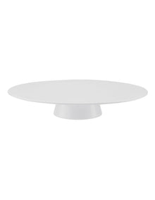Cashmere Footed Cake Stand 28.5x5.5cm in White