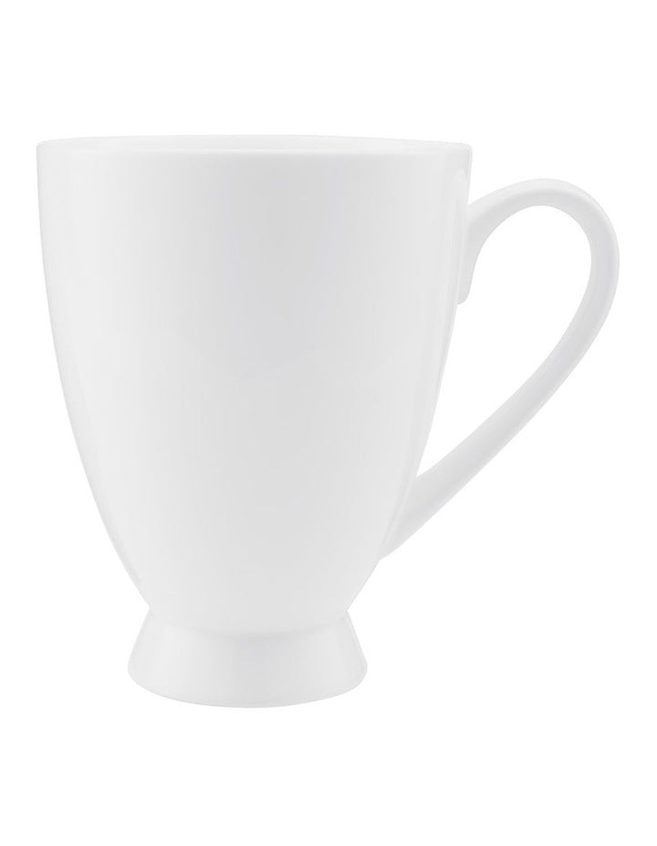 Cashmere Footed Mug 300ml in White