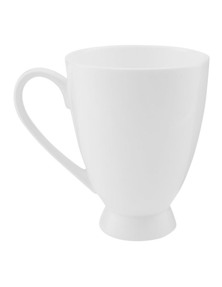 Cashmere Footed Mug 300ml in White