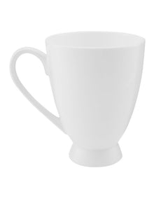 Cashmere Footed Mug 300ml in White