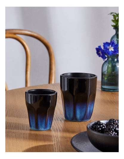 Caviar Midnight Latte Cup 250ml in Black/Blue