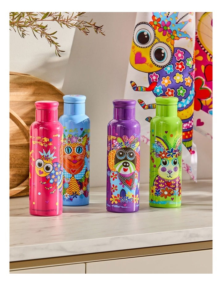 Donna Sharam Kaleidoscope Double Wall Insulated Bottle 600ml in Multi