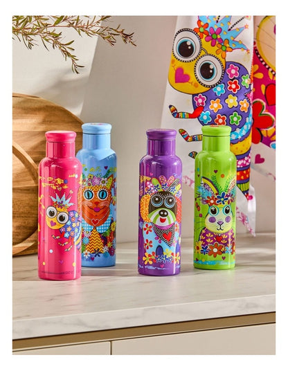 Donna Sharam Kaleidoscope Double Wall Insulated Bottle 600ml in Multi