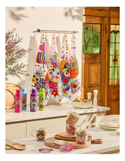 Donna Sharam Kaleidoscope Double Wall Insulated Bottle 600ml in Multi