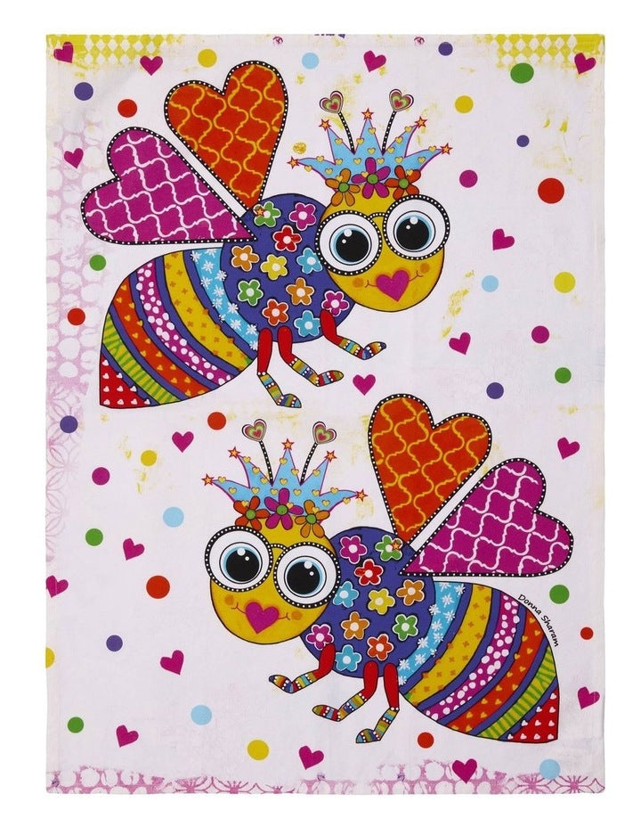 Donna Sharam Kaleidoscope Tea Towel Buzz 50x70cm in Multi