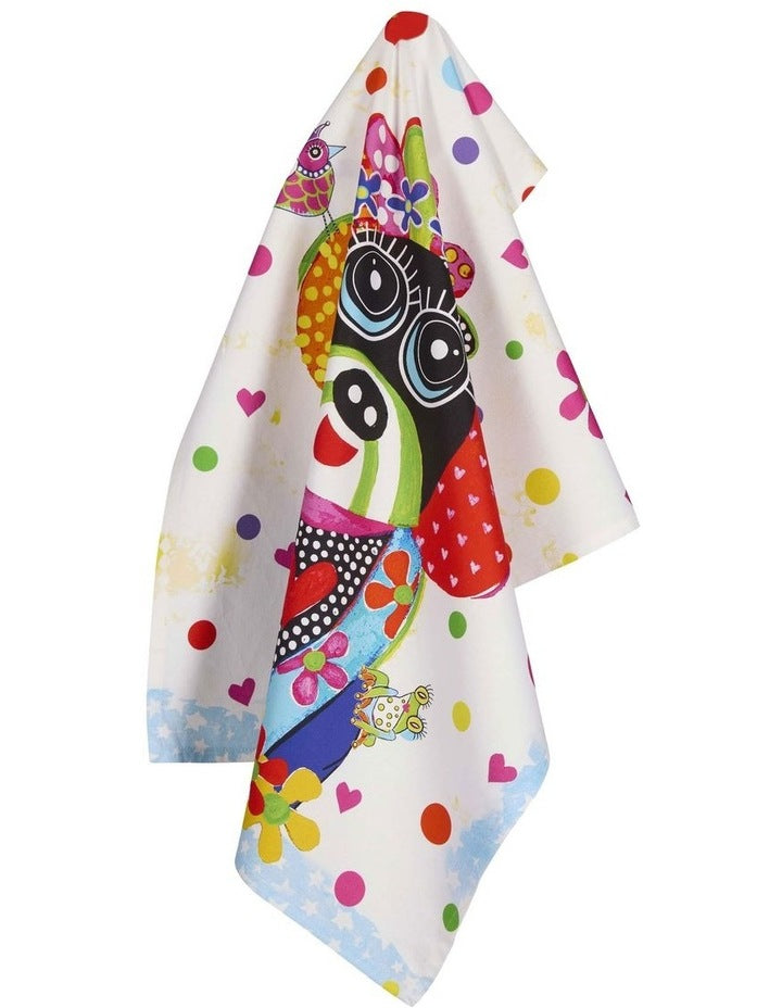 Donna Sharam Kaleidoscope Tea Towel Roger 50x70cm in Multi