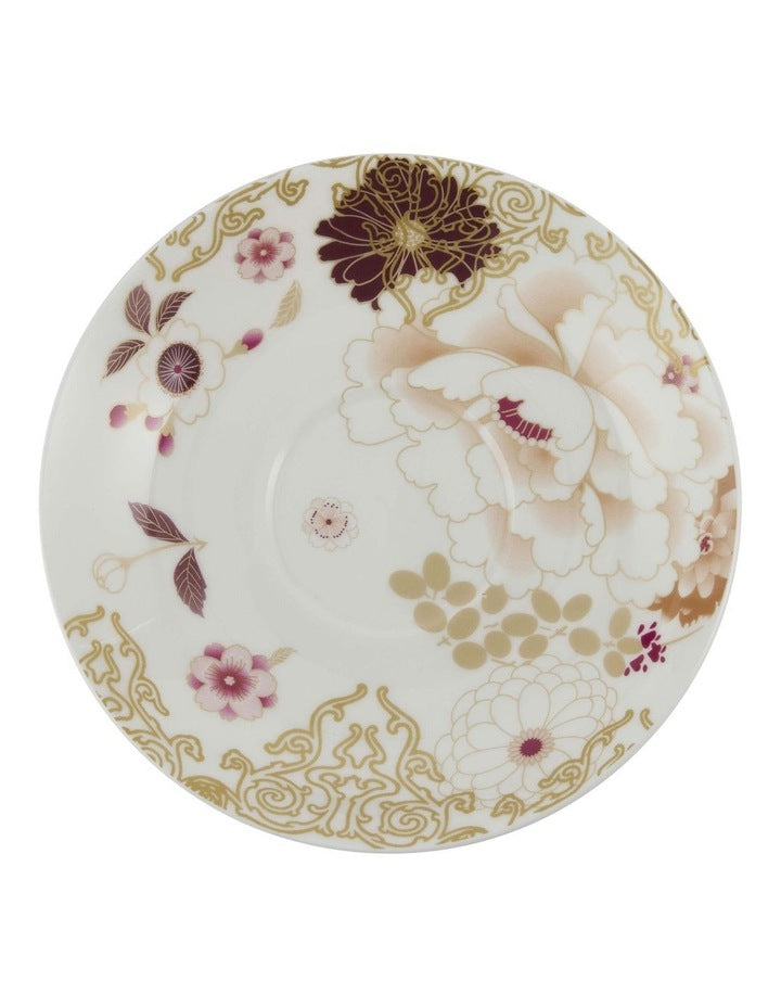 Kimono Breakfast Cup & Saucer 480ml in White