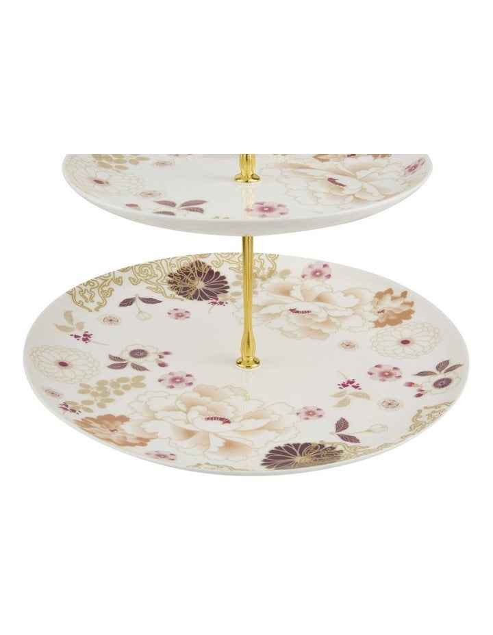 Kimono 3 Tiered Cake Stand in White
