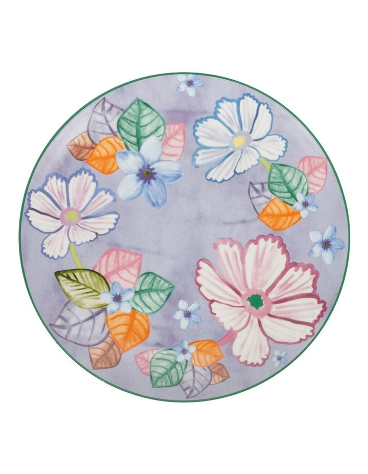 Poppy Love Coupe Side Plate 19cm in Purple