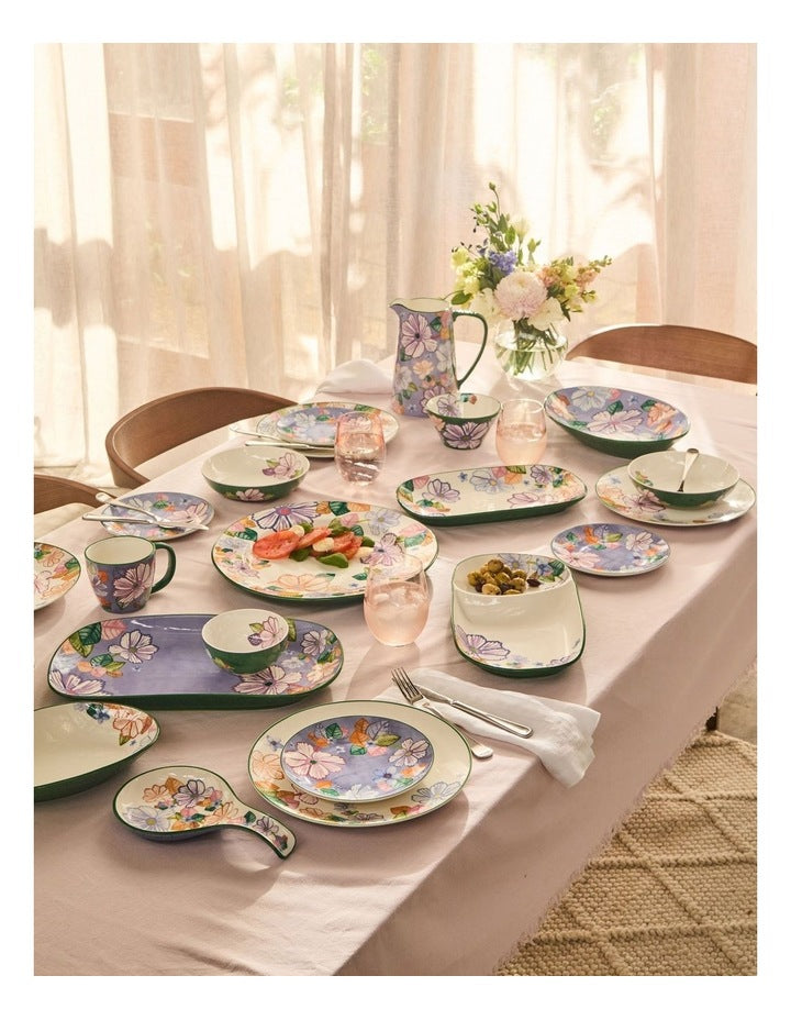 Poppy Love Coupe Side Plate 19cm in Purple