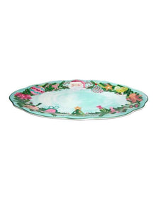 Tis The Season Oval Platter 35x24cm Gift Boxed
