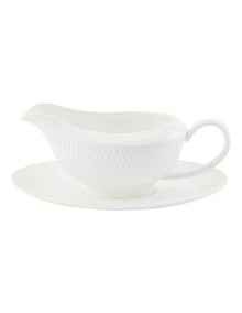 Gravy Boat And Saucer 480ml in White