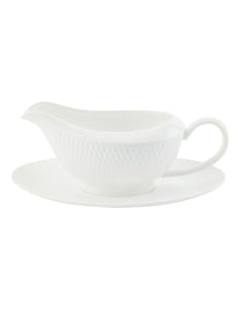 Gravy Boat And Saucer 480ml in White