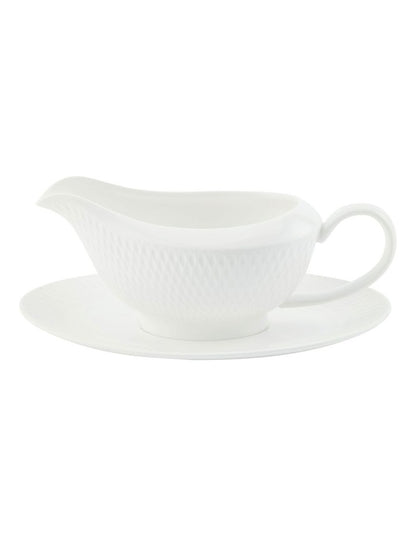 Gravy Boat And Saucer 480ml in White