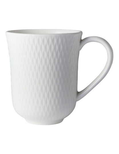 Basics Diamonds Imperial Mug 390ml in White