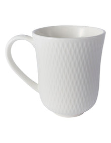Basics Diamonds Imperial Mug 390ml in White