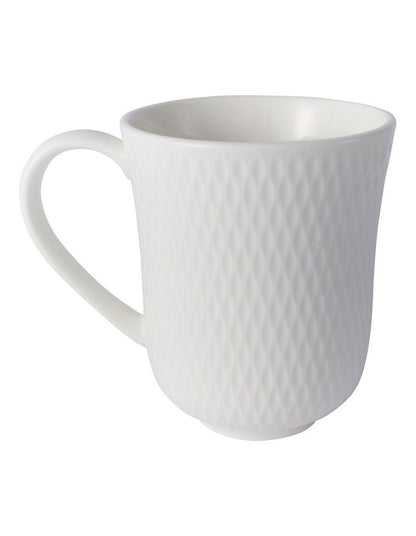 Basics Diamonds Imperial Mug 390ml in White