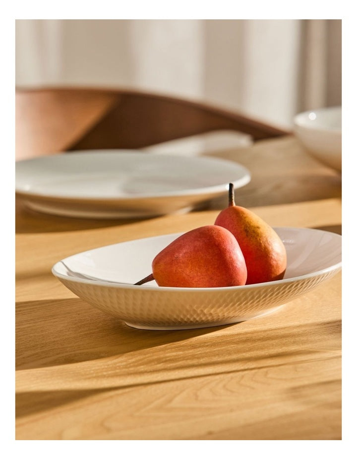 Oval Bowl 25x17cm in White