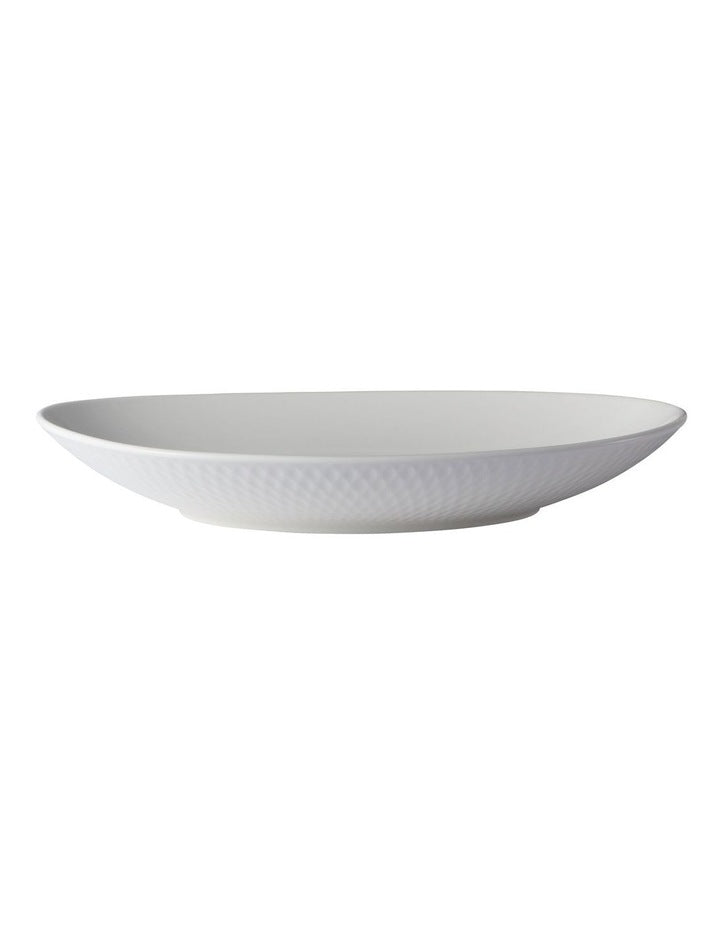 Oval Bowl 30x21cm in White