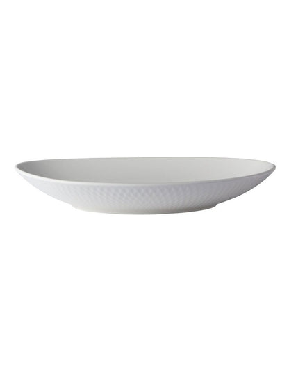 Oval Bowl 30x21cm in White