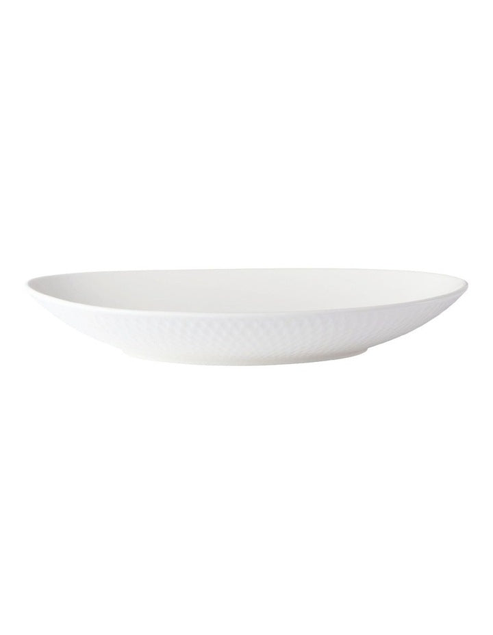 Oval Bowl 30x21cm in White