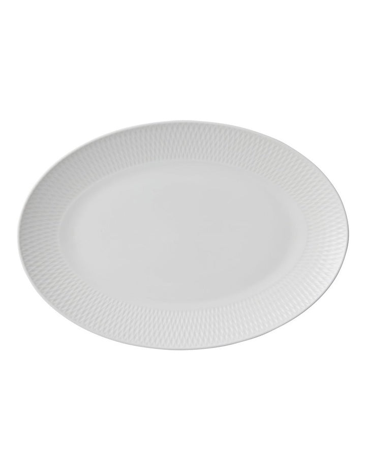 Oval Platter 36x35cm in White