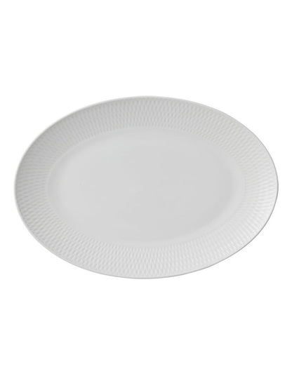Oval Platter 36x35cm in White
