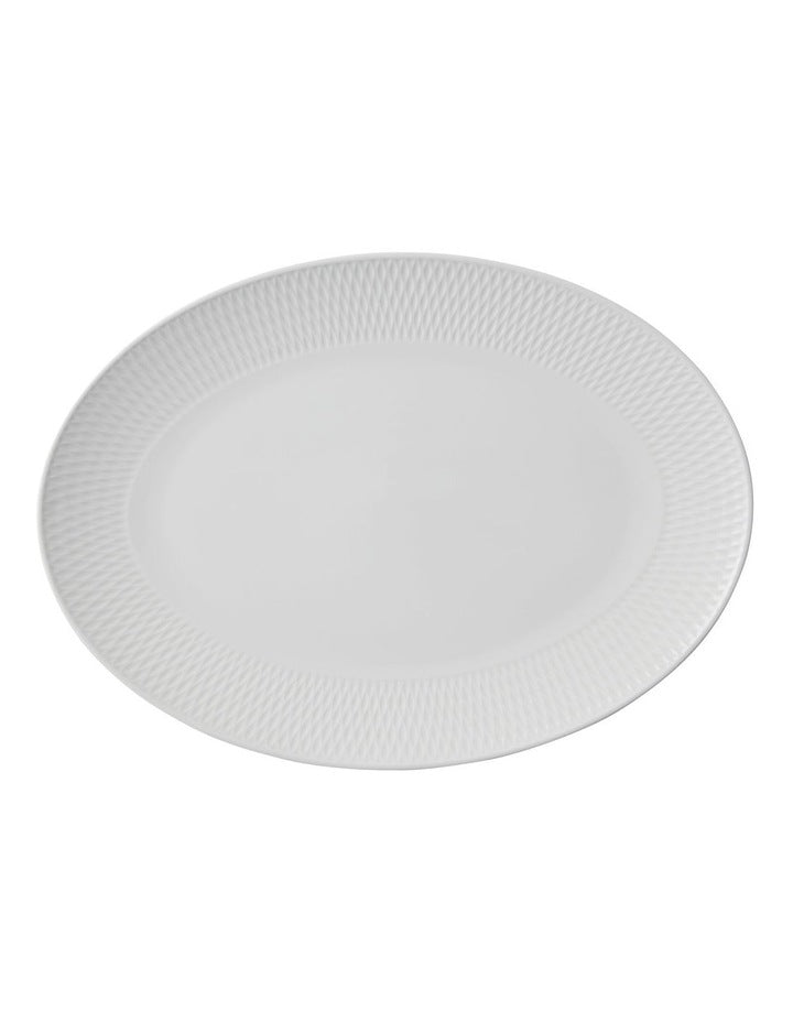 Oval Platter 44x32cm in White