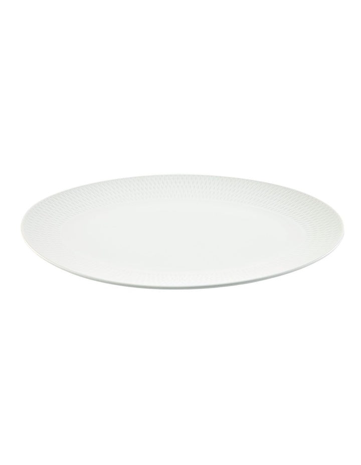 Oval Platter 44x32cm in White