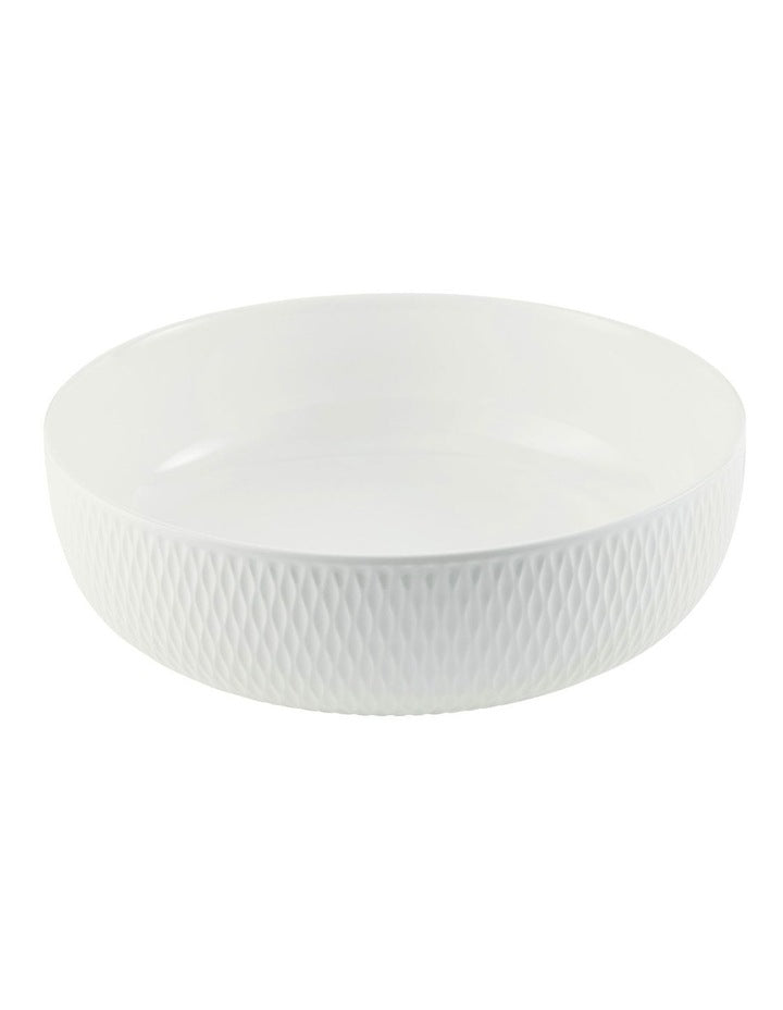 Serving Bowl 20x6.5cm in White