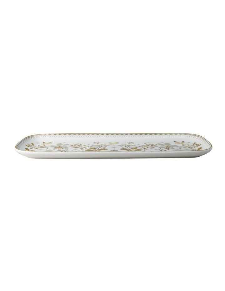Christmas Oblong Platter 41x17cm in White