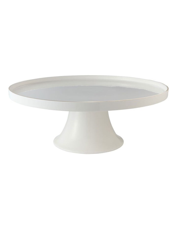 Footed Cake Stand 30cm in White