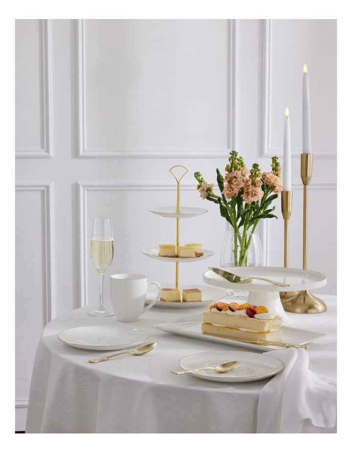 Footed Cake Stand 30cm in White